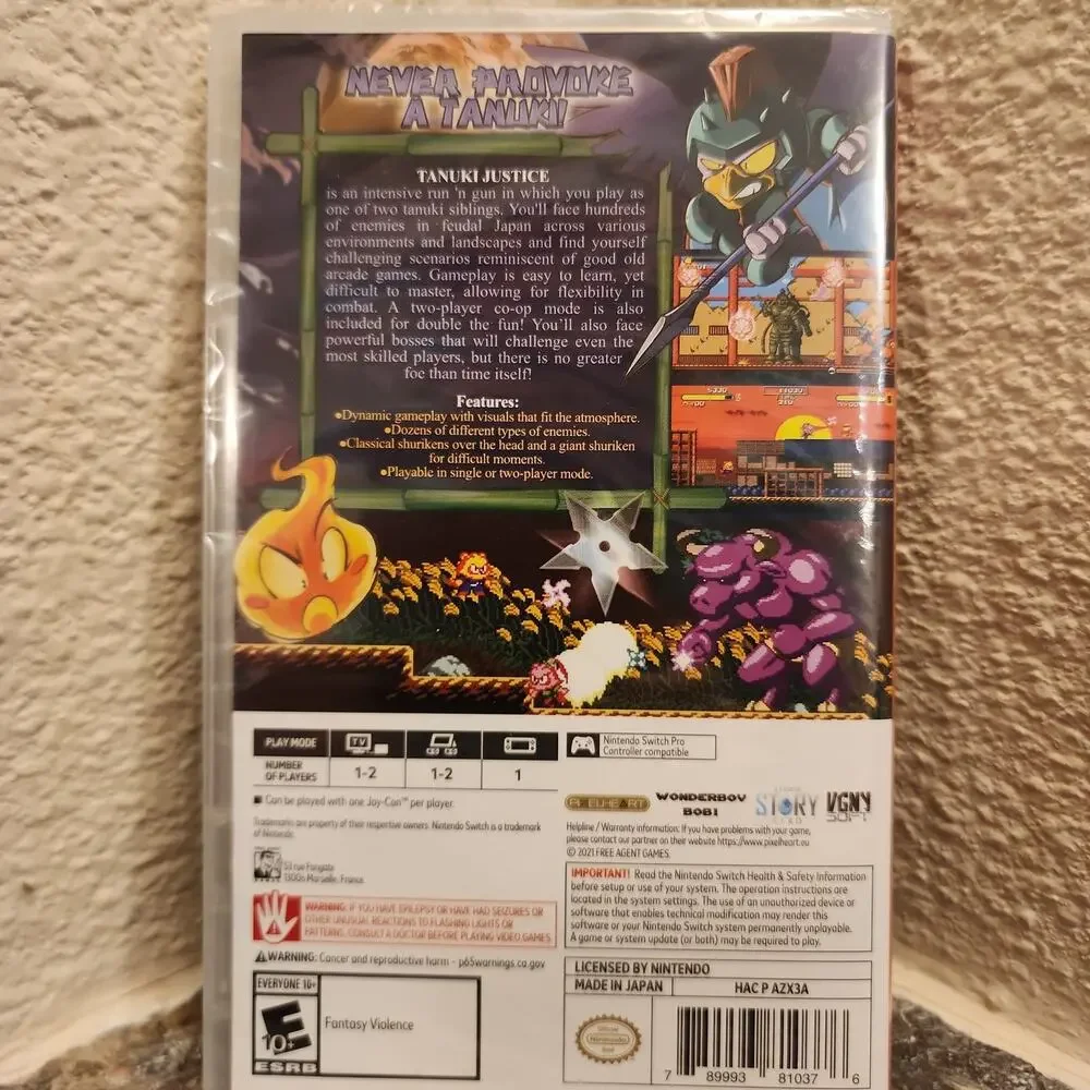Game - Tanuki Justice (NEW) - Switch